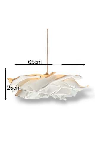 Lumirose Dekoratif Avize 65 Cm Genişliğinde 20 Cm Yüksekliğinde