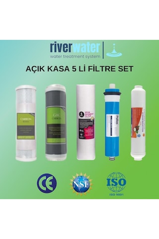 Açık Kasa Su Arıtma Cihazı 5 Li Filtre Seti