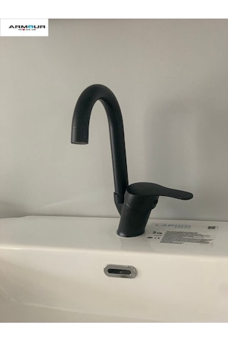 Armour Armatür Banyo Seti 3'lü Siyah Siyah