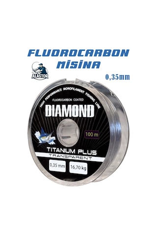 Diamond Titanium Plus Misina Fluorocarbon Misina Profesyonel Misina 100m 93978920
