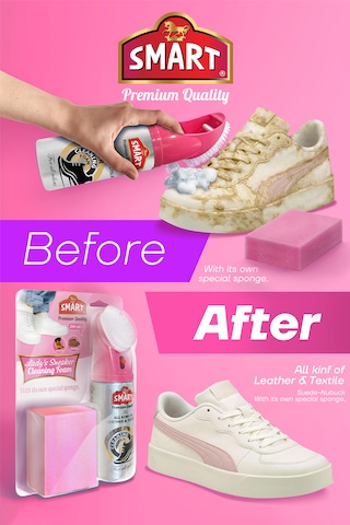 Spor Ayakkabı Temizleme Köpüğü Kadınlar Özel Renksiz Naturel