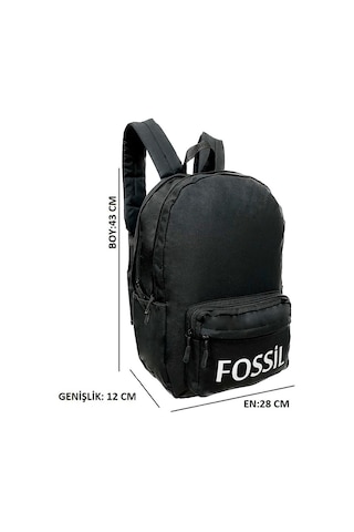 Fossil Siyah Sırt Çantası-9504-01 Gri