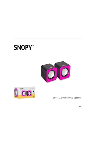 Snopy Sn-66 2.0 Usb Speaker Pembe Snopy Sn-66 2.0 Usb Speaker Pembe