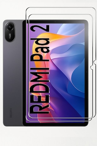 Xiaomi Redmi Pad 2 11 Inç 2025 360 Dönebilen Standlı Tablet Kılıfı Ekran Koruyucu Ve Kalem Seti Kapaklı Kılıf