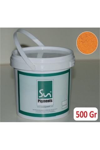 Demir Oksit Turuncu Pigment 500 Gr