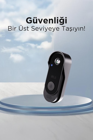 Torima Cmr-24 Siyah Akıllı Su Geçirmez Kablosuz Kapı Zili