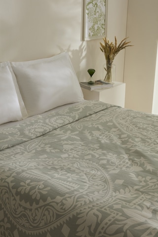 Karaca Home Avery Müslin Çift Kişilik Tek Pike Mint