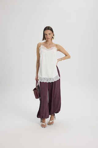 Mai Studios Co. Aria Bordo Şalvar Pantolon Bordo