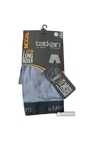 Tatkan 6'Lı Paket Erkek Uzun Paçalı Likralı Boxer 001