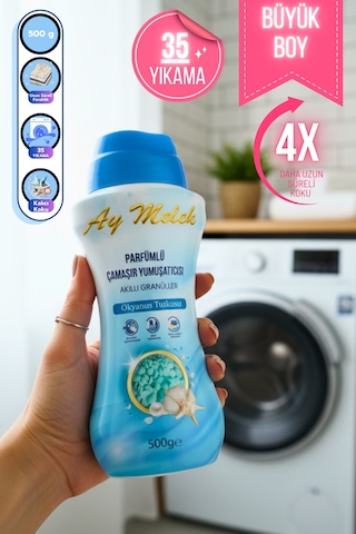 Çamaşır Parfümü 500 Gr Çamaşır Yumuşatıcısı Granül Parçacıklı Okyanus Esintisi Tekli