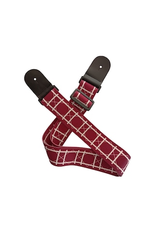 Rj200-c2 Gitar Askısı Deluxe Teal Guitar Strap Deri Başlıklı 2 Katlı