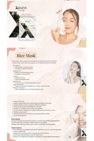 Xaura Rice Mask 4 Adet