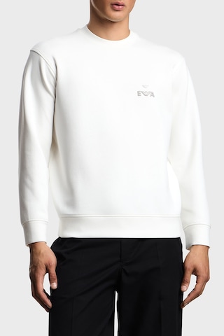 Emporio Armani Erkek Sweat Em002919 Af10013 U0003 Beyaz Beyaz