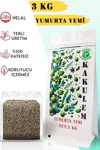 Kakulem Sertifikalı Yumurta Verimini Arttıran Yumurta Yemi 3 Kg