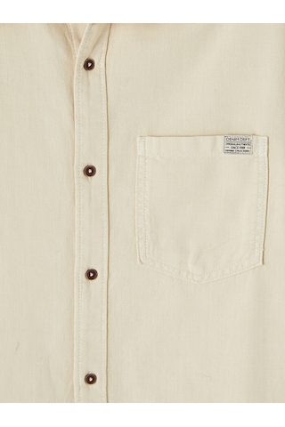 Lcw Jeans Bej Regular Fit Erkek Jean Gömlek