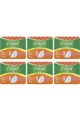 Orkid Maxi Kanatlı 10 Lu Normal