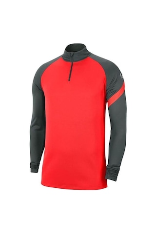 Nike Bv6916 M Nk Dry Acdpr Drıl Top Eşofman Üst Gri - Kırmızı