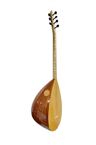 Kısa Sap Bağlama Masif Maun Ağacı Profesynel Çift Kafes