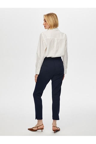Faik Sönmez Slim Fit Örme Pantolon B00053-1 B00053-120 Lacivert