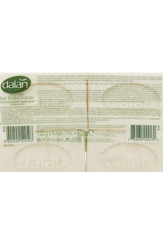 Geleneksel Saf Beyaz Banyo Sabunu Gül 150x4 G Diğer
