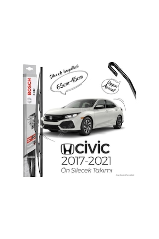 Bosch Eco Honda Civic Fc5 2017 - 2021 Ön Silecek Takımı