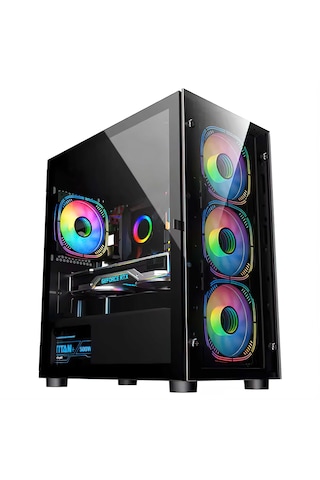 D3 Lich King 500w Psu 4x120mm Argb Fan Gaming Kasa
