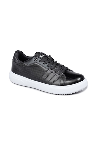 Jump 28054 Siyah - Beyaz Kadın Sneaker Günlük Spor Ayakkabı Siyah - Beyaz