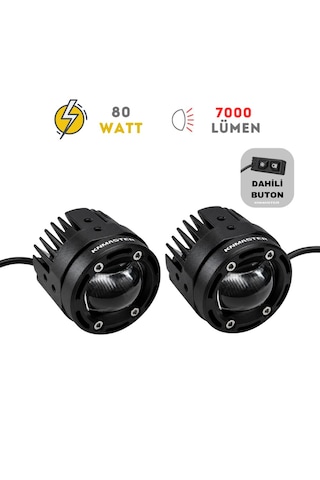 Knmaster Seyon 80w Motosiklet Led Sis Farı 1