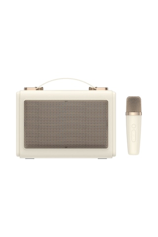 Havit Sk823bt Mikrofonlu Bluetooth Hoparlör Retro Tasarım, Kablosuz Bt V5.3 Karaoke