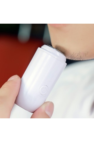 Gajeena Taşınabilir Beyaz Tıraş Makinesi, Usb-c Şarj, Kompakt Tasarım