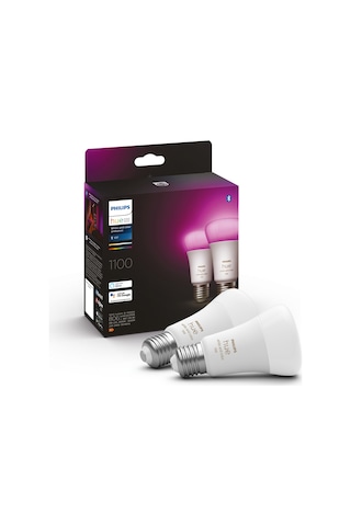Philips HueWCA 9-75W E27 Renkli Akıllı Ampul 2'li Ekopaket