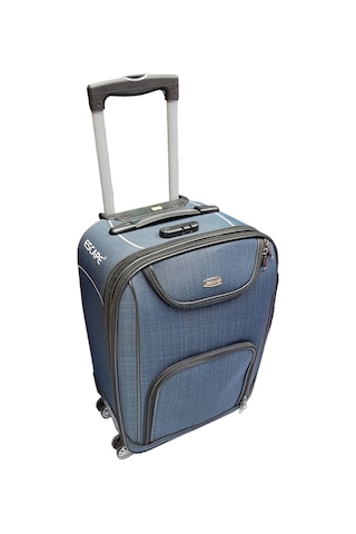 Escape Havlu Kumaş 4 Teker Körüklü Lacivert Kabin Küçük Boy Va... Lacivert