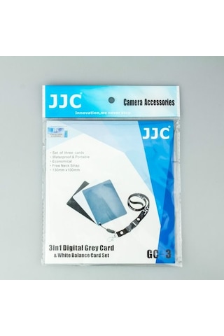 Jjc Gc-3 3in1 Beyaz Ayarı & Gri Kart Seti (10 X 13 Cm)