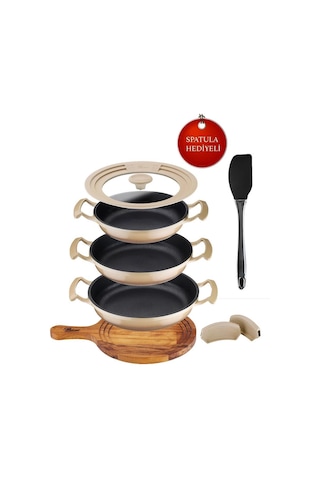 Brioni Try Cook 7 Parça Sahan Seti Baj Bej