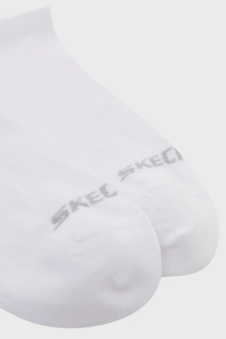 Skechers Pamuklu Logolu 3 Pack Çorap Unisex Çorap S2520315-2325 Beyaz