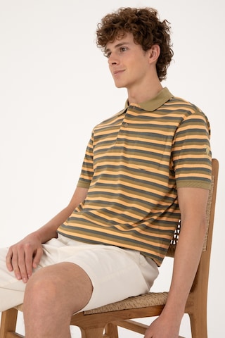 U.S. Polo Assn. Erkek Regular Fit Haki Polo Yaka Çizgili Tişört 50306794-VR027