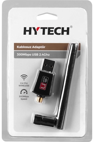 Hytech Hy-310n, 300mbp, 2.4ghz, 2dbi Harici Anten, Usb2.0, Wıreless Ethernet