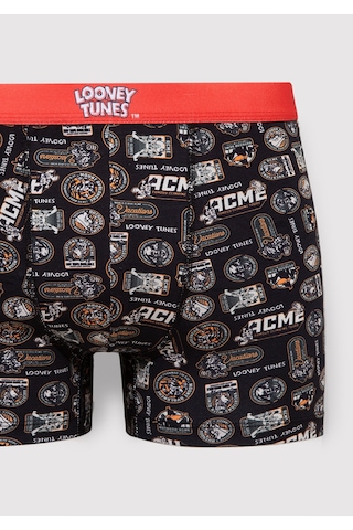 Mavi - Looney Tunes Baskılı Siyah Boxer 0911635-900
