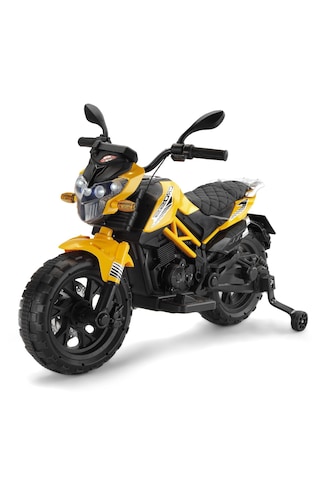 Baby2go 2691 Cross Akülü Motor 12 Volt / Sarı Sarı