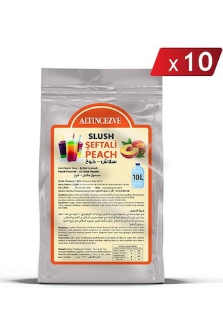 Altıncezve Ice Slush Karlı Buzlu Karlama Tozu Şeftali 10 x 1250 G