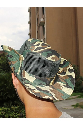 Kardelen Butik Denizli Sniper Camouflage Şapka 56-58 Cm Kahve Kahve