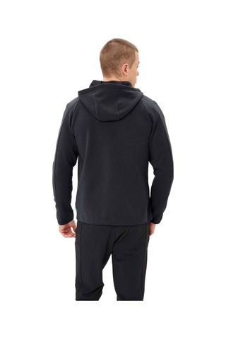Vaude Idris Fleece Fermuarlı Erkek Hoodie 47980 Siyah