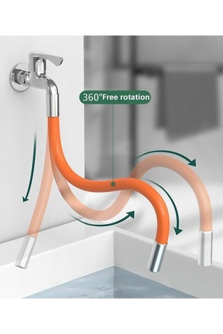 Esnek Su Hortumu Uzatma 20 Cm Silikon Ayarlanabilir B Diğer