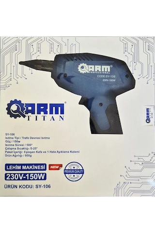 Hakan Torna - Arm Lehim Tabancası 150w Tabanca Havya 230v Trafolu
