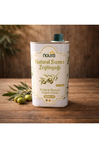 Noura Natural Soğuk Sıkım Mardin Derik Zeytinyağı 1 L