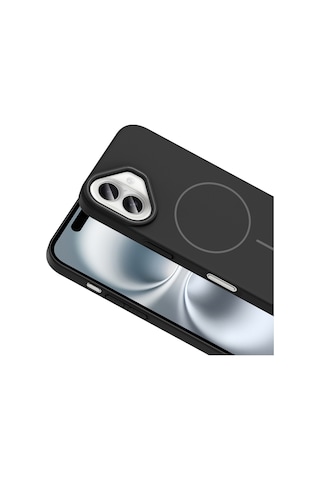 Apple İphone 16 Kılıf Magsafe Şarj Özellikli Renkli İnce Yapılı Sararmaz Kılıf