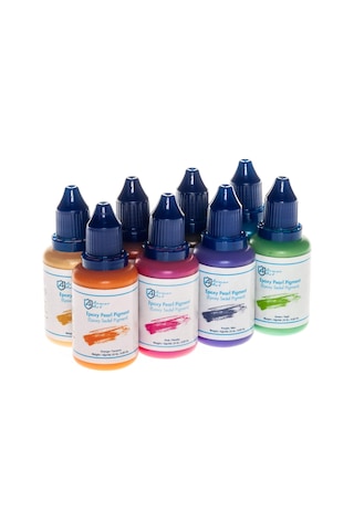 Lexroo Epoksi Pigment - 8'li Sedef Set 8x25 Ml Çok Renkli