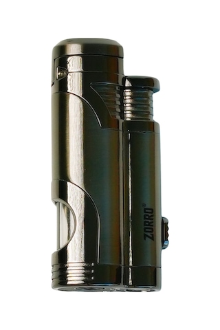 Zorro 2 Torch Pürmüz Gunmetal Metal Puro Çakmağı - Trm1001