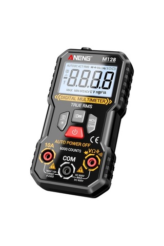 Besthome1 Aneng M128 Dijital Multimetre: 6000 Sayım, Yüksek Hassasiyetli Ak-dc Voltaj, Direnc, Ncv Testeri, Lcd Işık, Veri Tutm