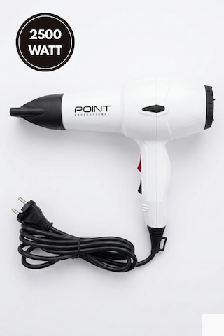 Point Blow Dryer Tam Profesyonel 2500 Watt Ac Motor Fön Makinesi Beyaz